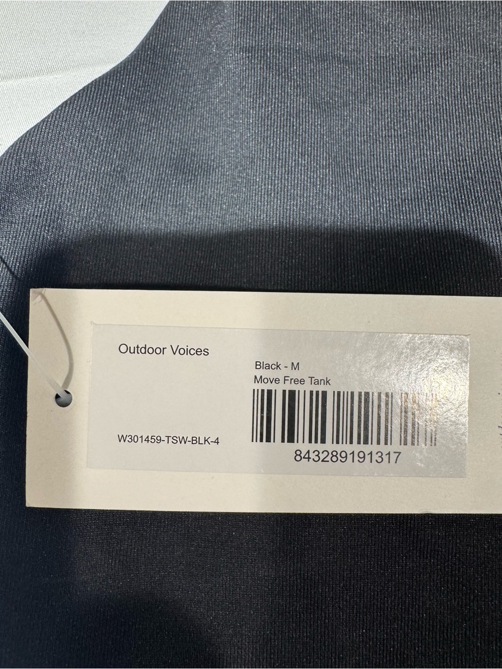 Outdoor Voices Black Move Free Tank Top C - Picture 2 of 2